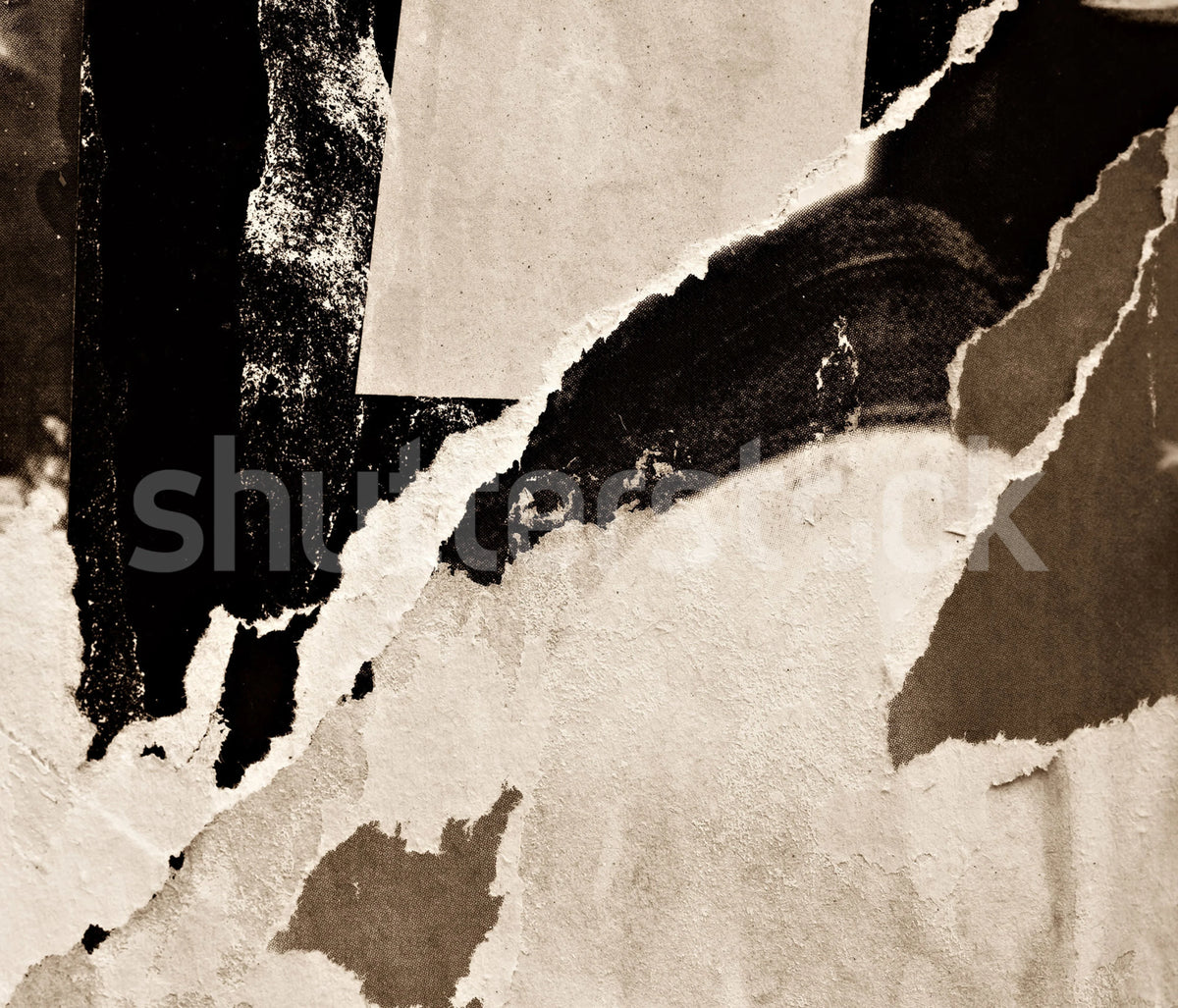 Rip Off, Brown Mural Wallpaper - pure wallpaper artwork