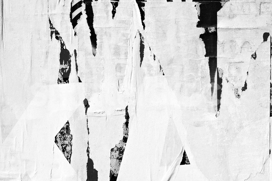 Rip Off, Graphite Mural Wallpaper