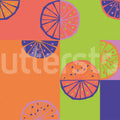Lemon Slices, Neon Mural Wallpaper - pure wallpaper artwork