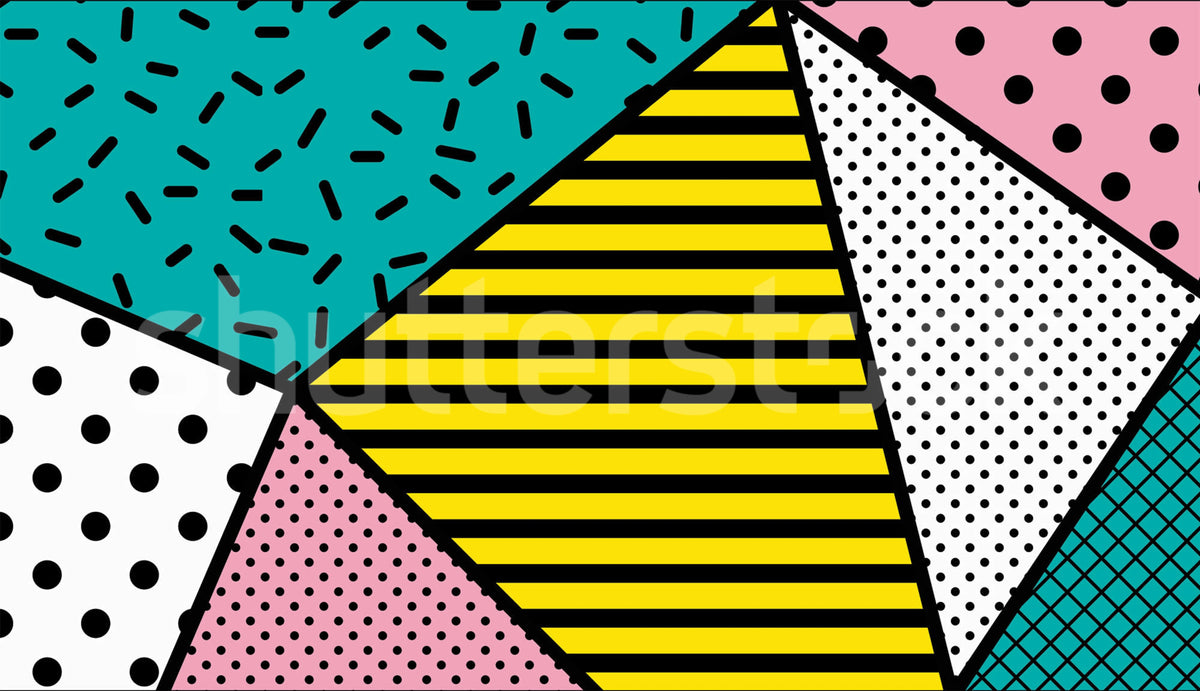 Retro Vibes Mural Wallpaper - pure wallpaper artwork