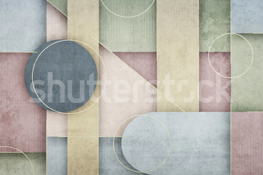 Arch Forms, Pastel Mural Wallpaper