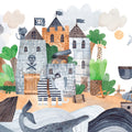 Castle of Pirates Mural Wallpaper - pure wallpaper artwork