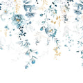 Floral Drape Mural Wallpaper - pure wallpaper artwork