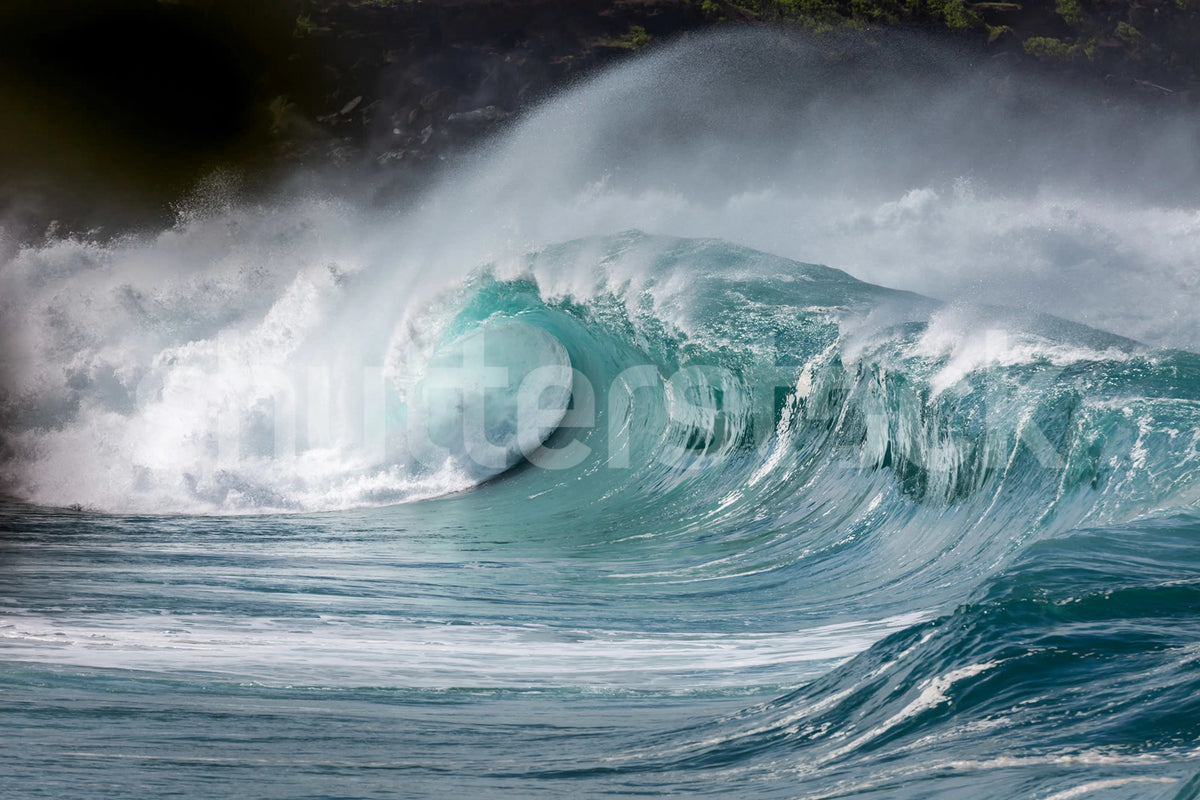 Single Wave Mural Wallpaper - pure wallpaper artwork