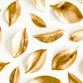 Golden Leaves Mural Wallpaper - pure wallpaper artwork