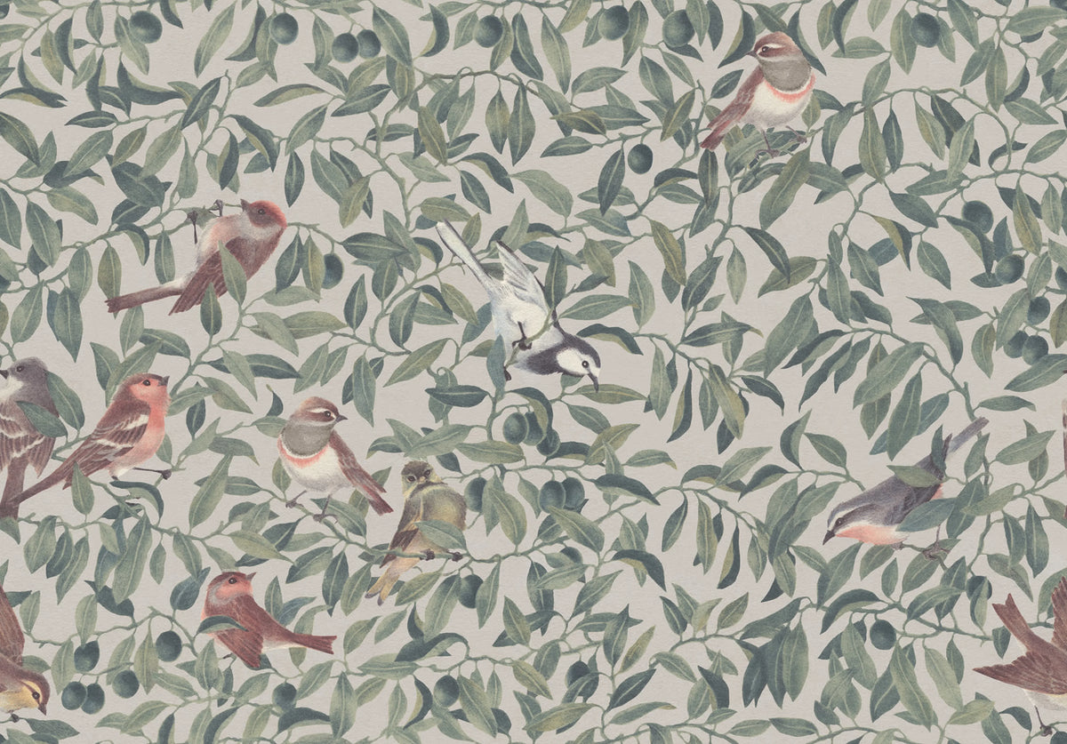 Backwood Birds, Sand Mural Wallpaper - pure wallpaper artwork