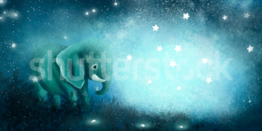 Elephant Dreams Mural Wallpaper
