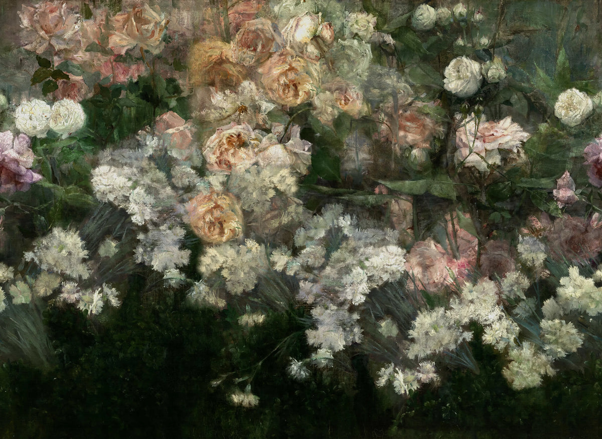 Drape of Roses, Midnight Mural Wallpaper - pure wallpaper artwork