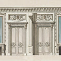 Historical Room, Beige Mural Wallpaper - pure wallpaper artwork