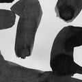 Wiggle Shapes, Graphite Mural Wallpaper - pure wallpaper artwork