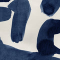 Wiggle Shapes, Blue Mural Wallpaper - pure wallpaper artwork