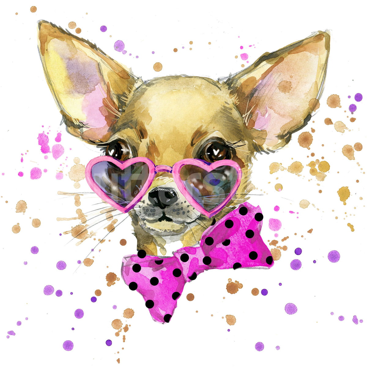Chihuahua Mural Wallpaper - pure wallpaper artwork