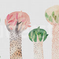 Watercolor Garden Mural Wallpaper - pure wallpaper artwork