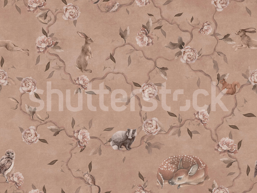 Bambis Friends Mural Wallpaper