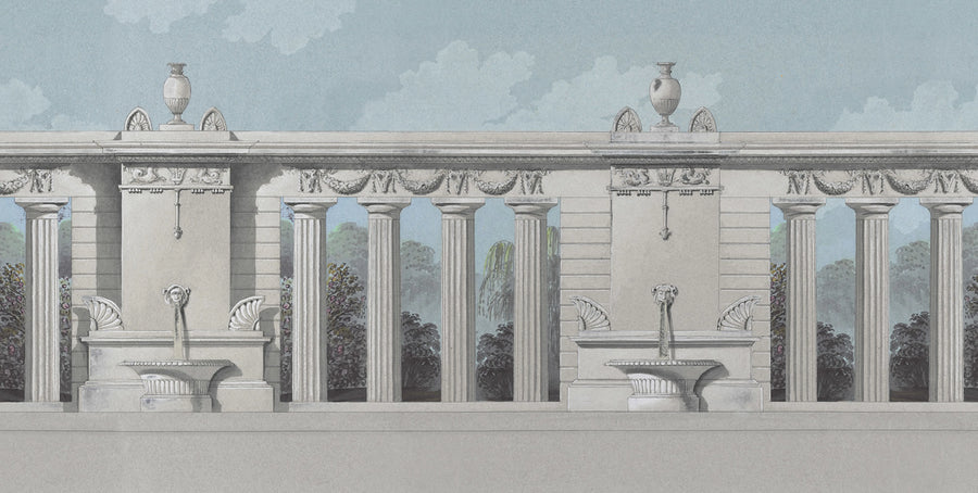Garden Palace, Vintage Mural Wallpaper
