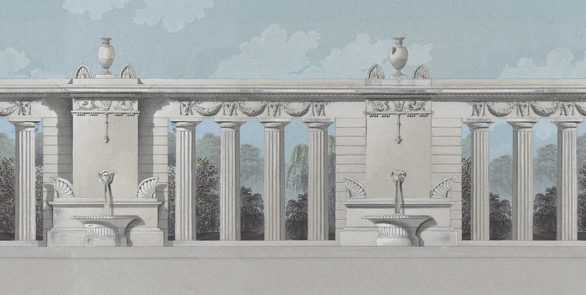 Garden Palace, Vintage Mural Wallpaper - pure wallpaper artwork
