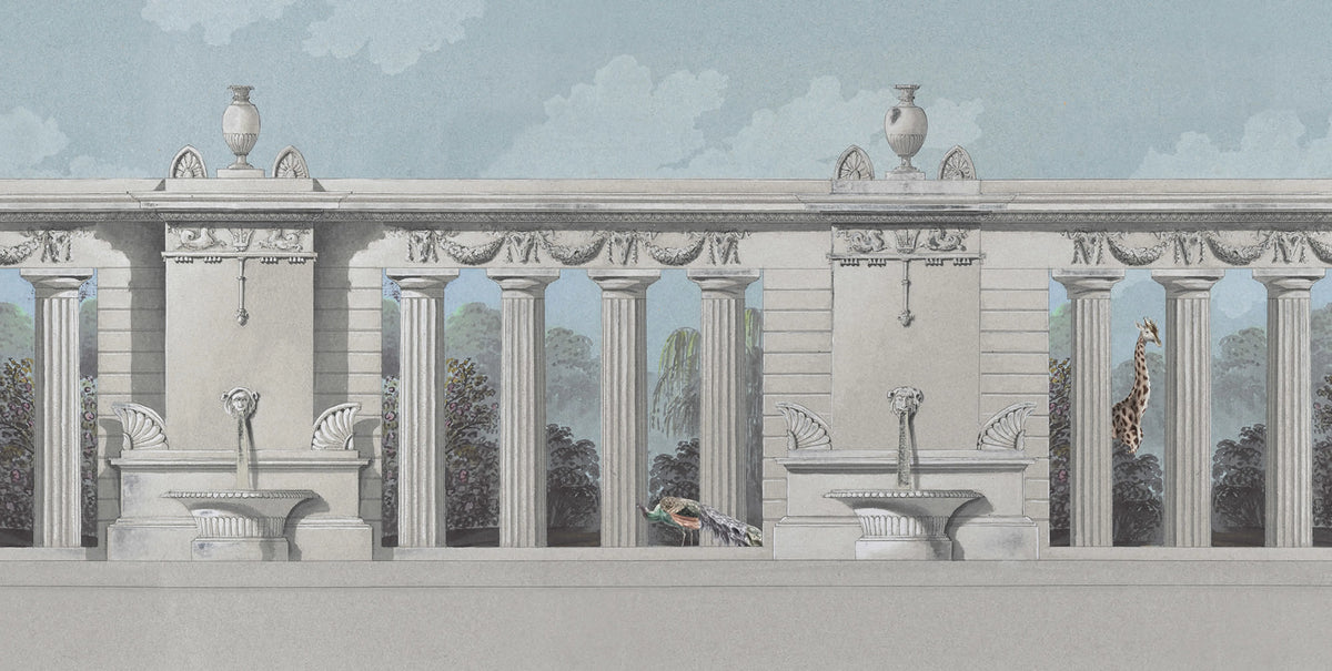 Garden Palace, Animal Mural Wallpaper - pure wallpaper artwork