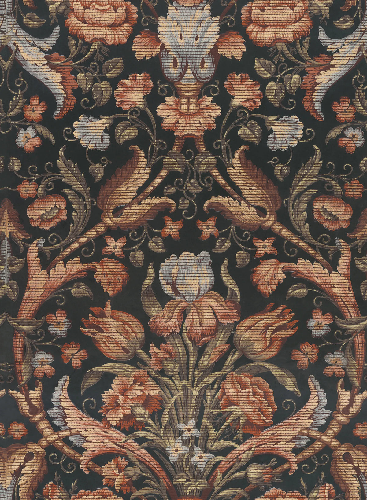 Vintage Tapestry, Red Mural Wallpaper - pure wallpaper artwork