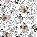Frenchies, Dot Mural Wallpaper - pure wallpaper artwork