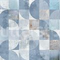 Multi Blocks, Soft Blue Mural Wallpaper - pure wallpaper artwork