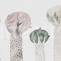 Watercolor Garden, Pastel Mural Wallpaper - pure wallpaper artwork