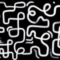 Artzy Path, Black Mural Wallpaper - pure wallpaper artwork