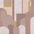 Lovely Arches, Pink Mural Wallpaper - pure wallpaper artwork