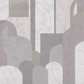 Lovely Arches, Gray Mural Wallpaper - pure wallpaper artwork