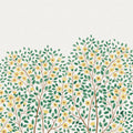 Blossom Tree, Yellow Mural Wallpaper - pure wallpaper artwork
