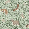 Lullaby, Green Mural Wallpaper - pure wallpaper artwork