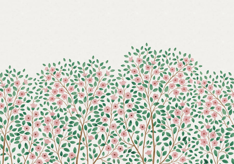 Blossom Tree, Pink Mural Wallpaper
