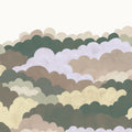Fun Clouds, Green Mural Wallpaper - pure wallpaper artwork
