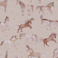 Circus Horses, Soft Pink Mural Wallpaper - pure wallpaper artwork