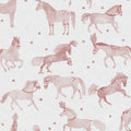 Circus Horses, Pink Mural Wallpaper - pure wallpaper artwork