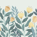 Big Blossom, Yellow Mural Wallpaper - pure wallpaper artwork