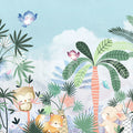 Jungle Fun, Pastel Mural Wallpaper - pure wallpaper artwork