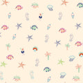 Summer Lo-Fi, Beige Mural Wallpaper - pure wallpaper artwork