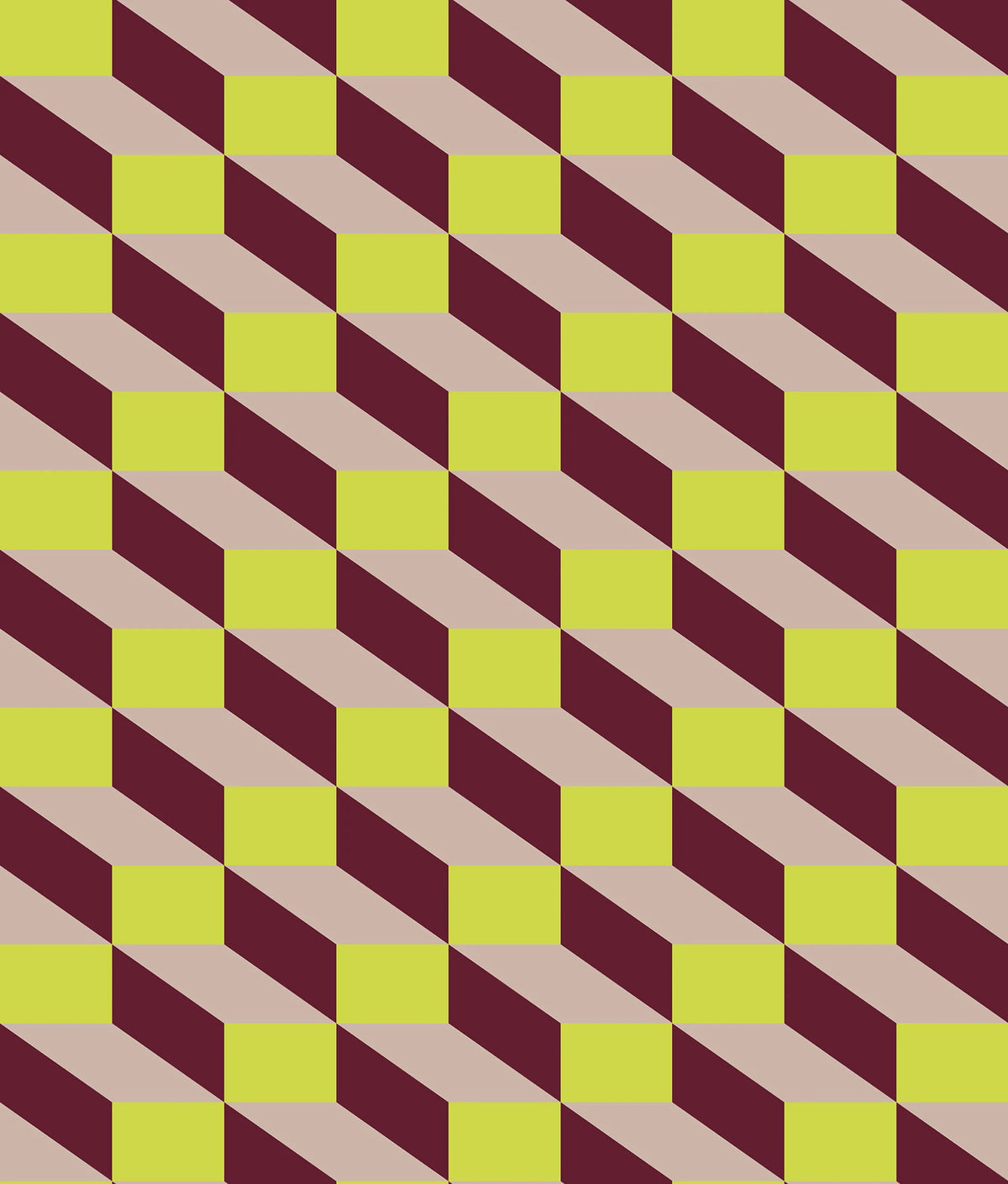 Filled Optic, Green & Yellow Mural Wallpaper - pure wallpaper artwork