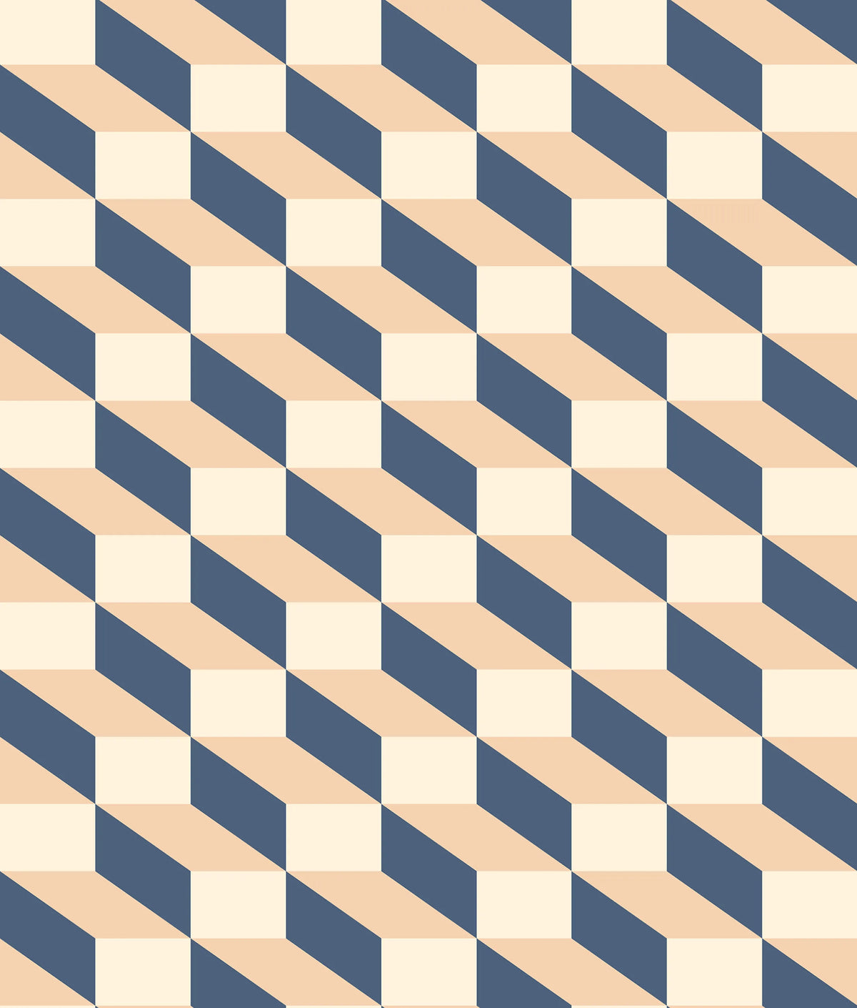 Filled Optic, Blue & Pink Mural Wallpaper - pure wallpaper artwork