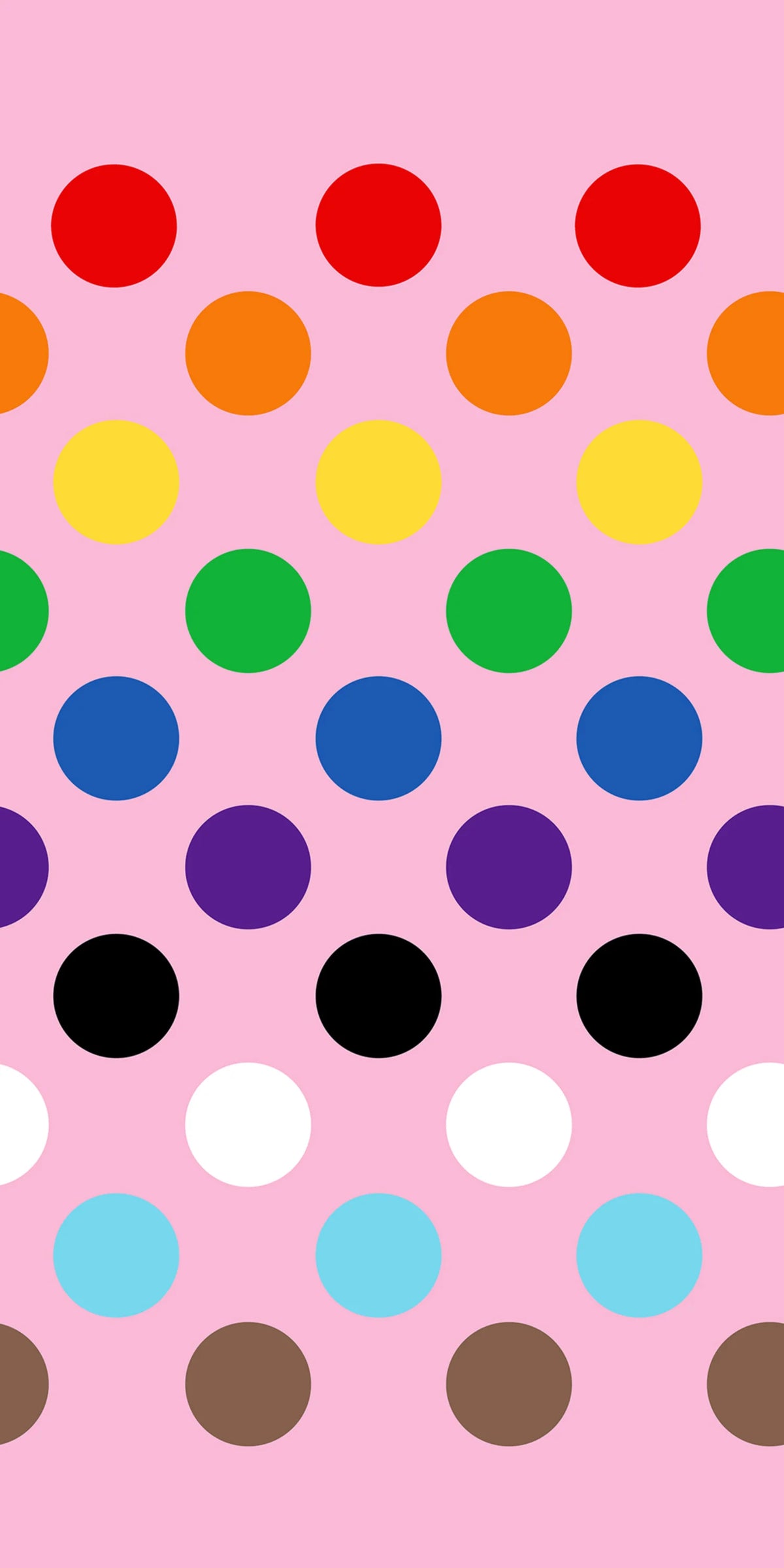 Big Dots, Happy Pink Mural Wallpaper - pure wallpaper artwork