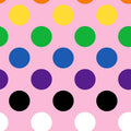 Big Dots, Happy Pink Mural Wallpaper - pure wallpaper artwork