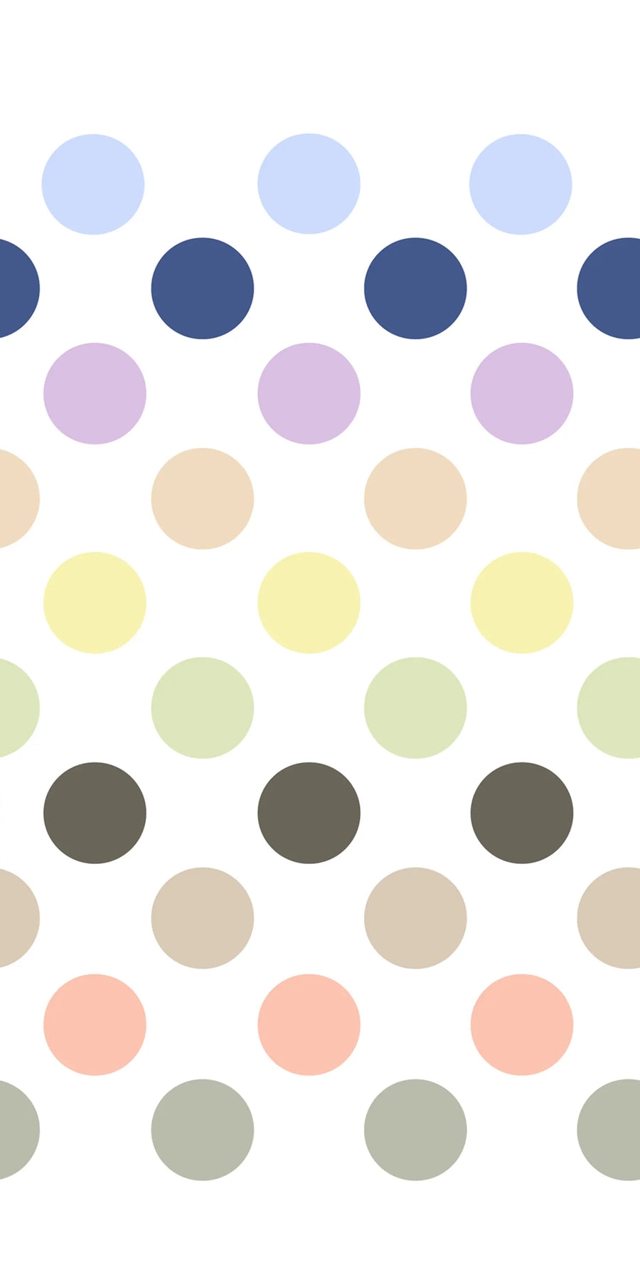Big Dots, Pastel Mural Wallpaper