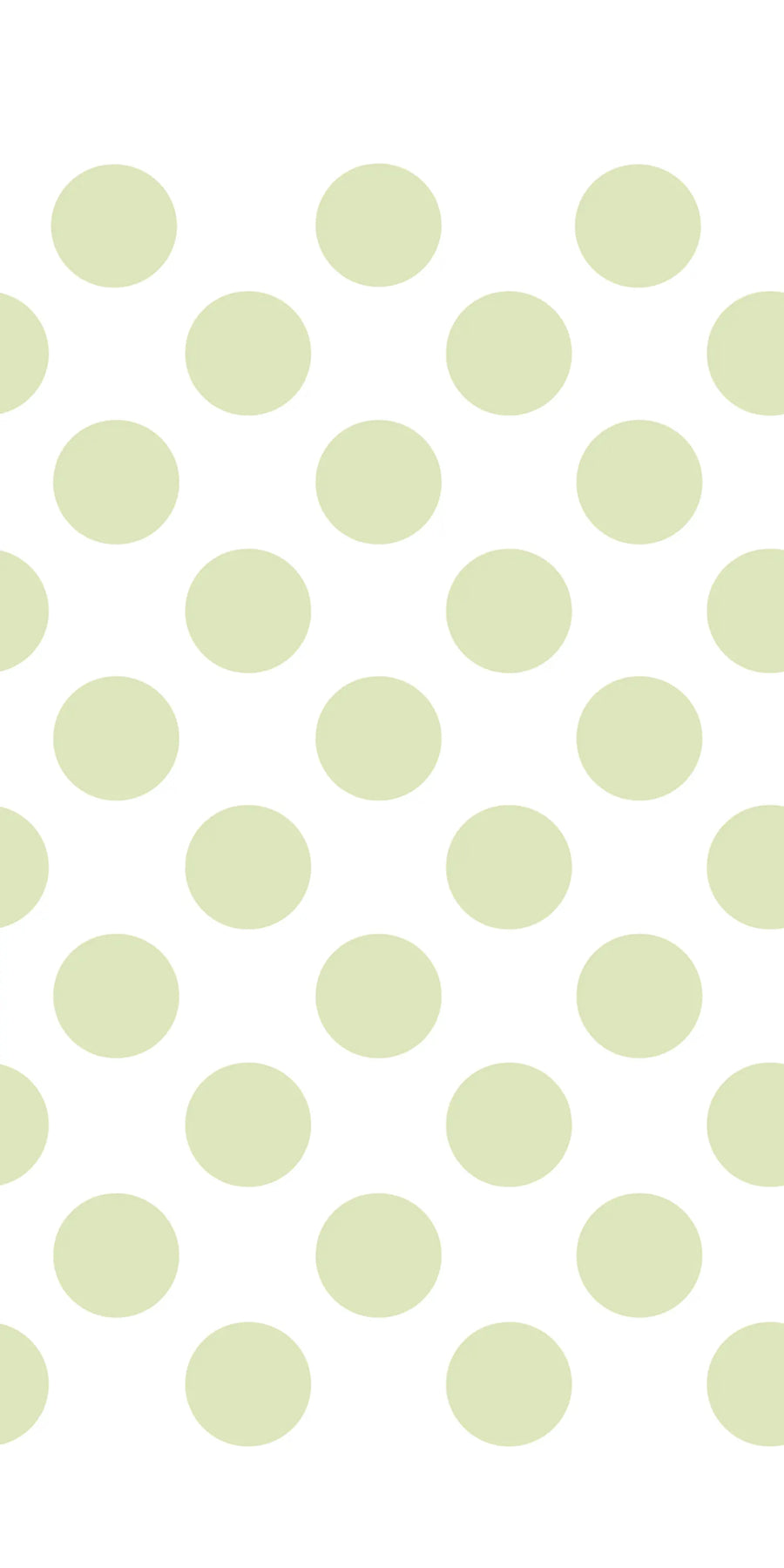 Big Dots, Light Green Mural Wallpaper