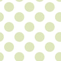 Big Dots, Light Green Mural Wallpaper - pure wallpaper artwork