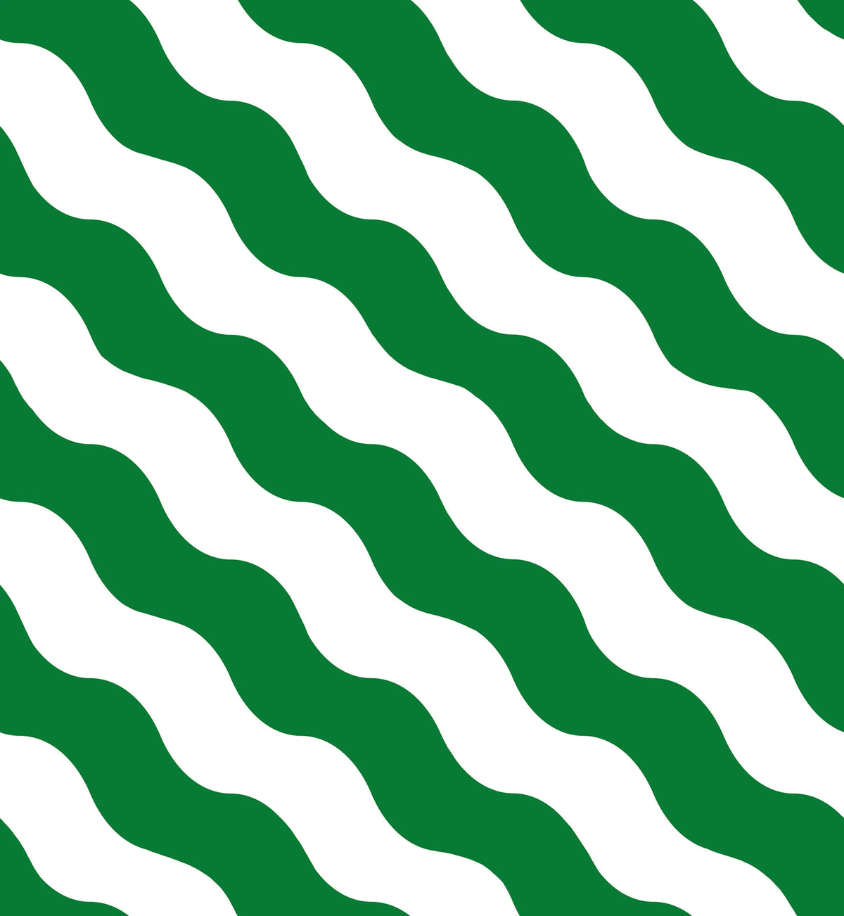 Polka Stripe, Green Mural Wallpaper - pure wallpaper artwork