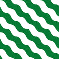 Polka Stripe, Green Mural Wallpaper - pure wallpaper artwork