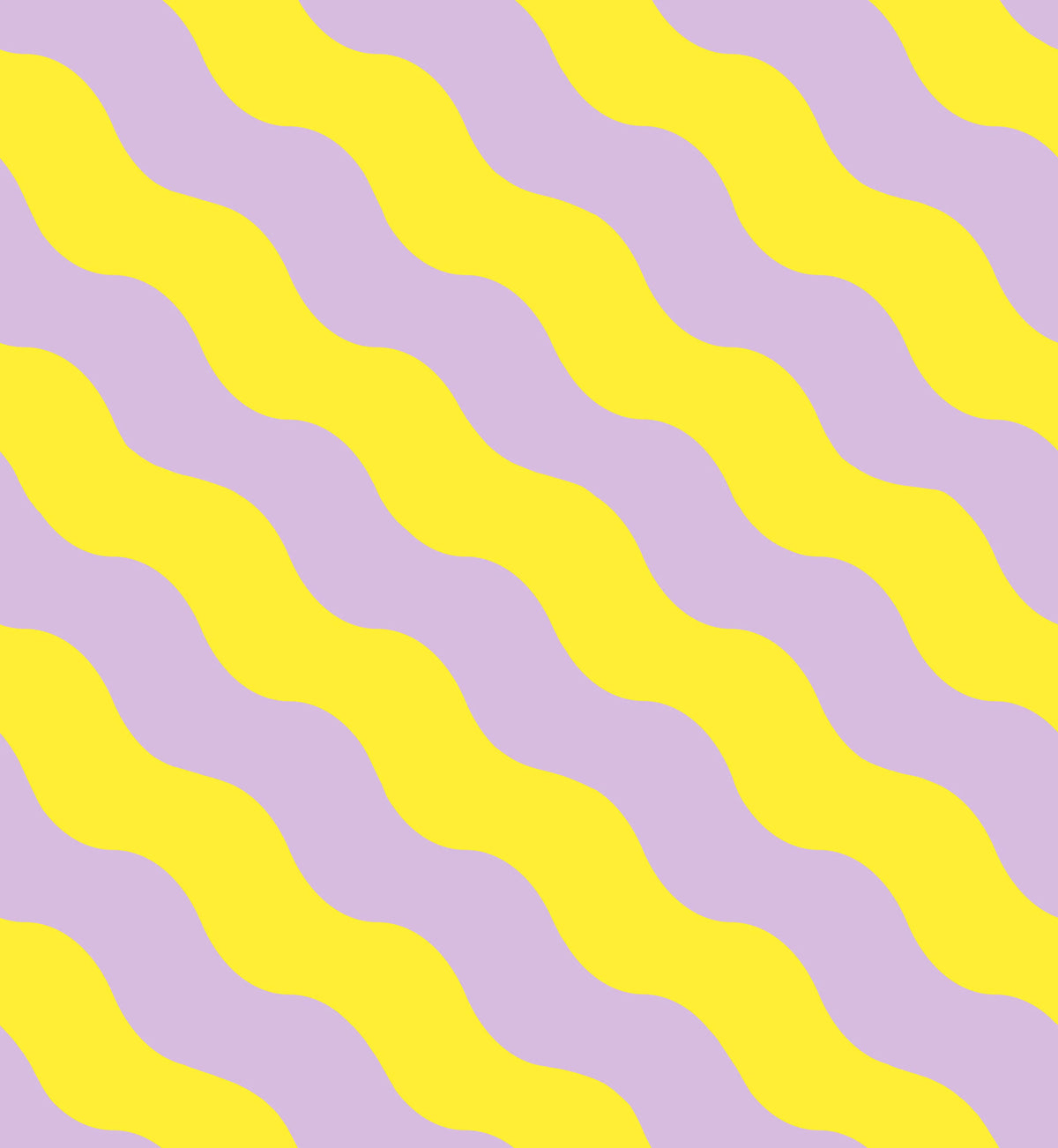 Polka Stripe, Lilac & Yellow Mural Wallpaper - pure wallpaper artwork