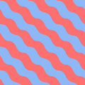 Polka Stripe, Red & Blue Mural Wallpaper - pure wallpaper artwork