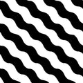 Polka Stripe, Black & White Mural Wallpaper - pure wallpaper artwork