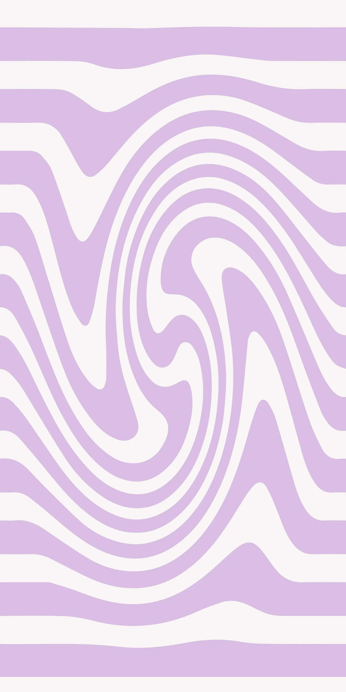 Happy Wobbly, Lilac Mural Wallpaper - pure wallpaper artwork